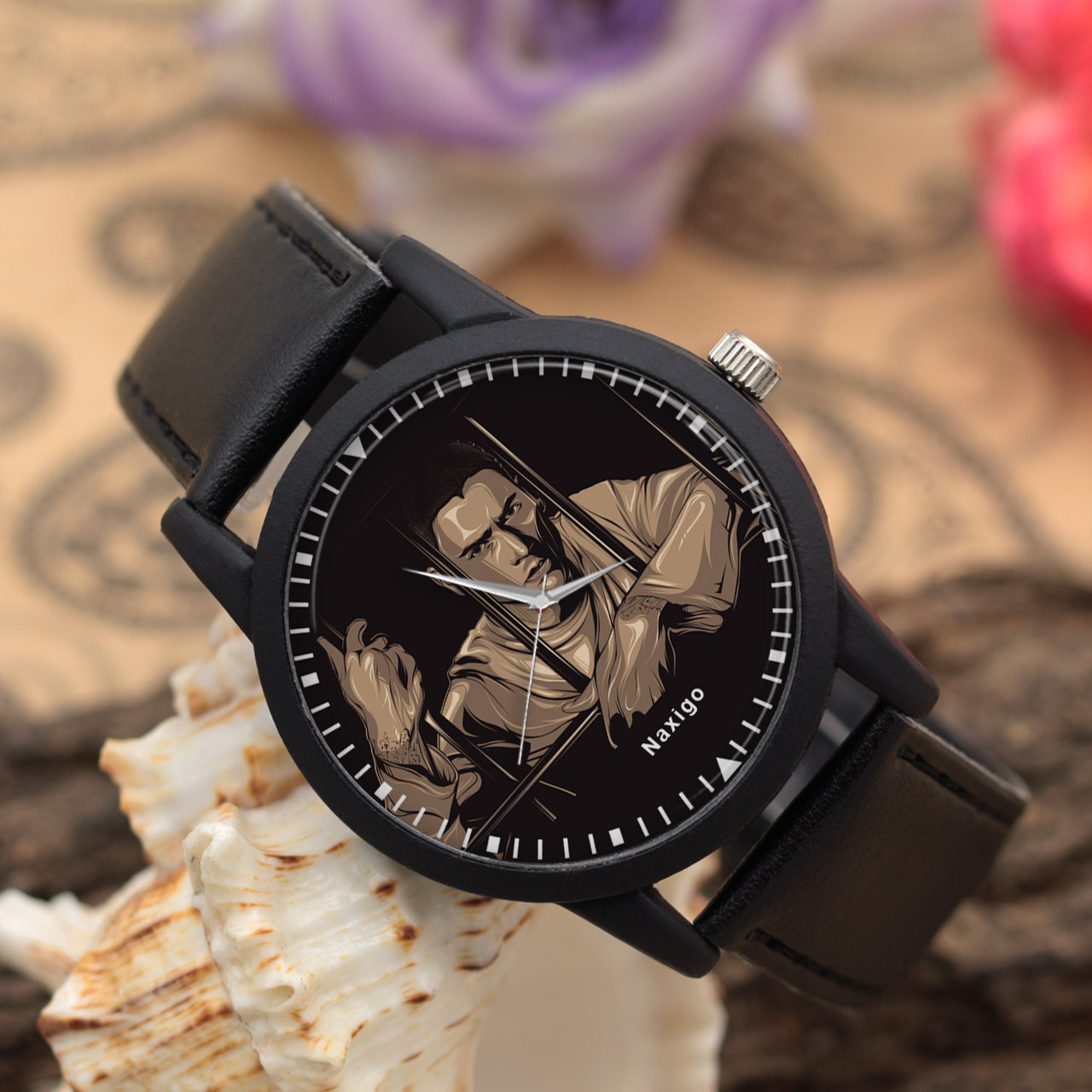 ساعت مچی عقربه ای ناکسیگو مدل Prison Break کد LF13925 ساعت مچی عقربه ای ناکسیگو مدل Prison Break کد LF13925