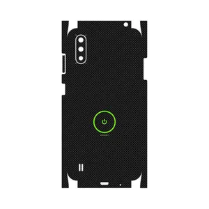 MAHOOT Minimal Power Button-FullSkin Cover Sticker for Samsung Galaxy A01