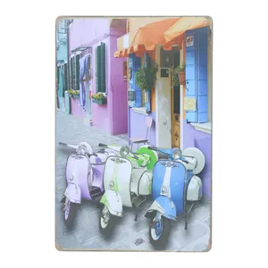 دیوارکوب طرح موتور vespa مدل P-04