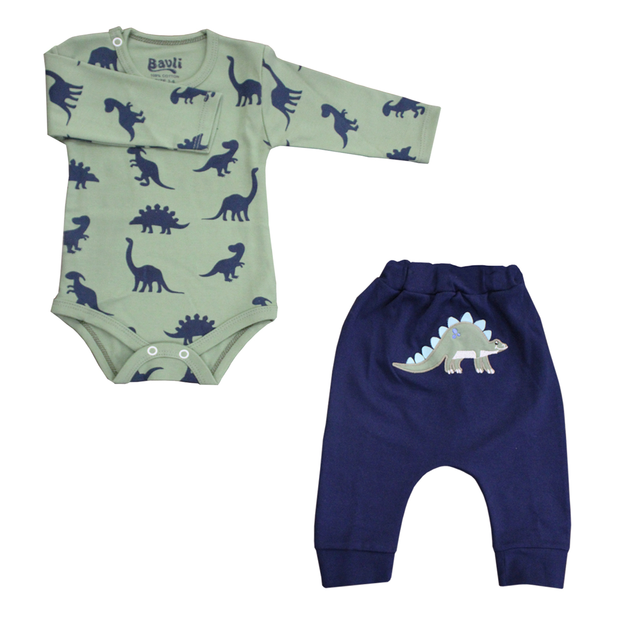 ست بادی و شلوار نوزادی بی بی وان مدل DANAG001