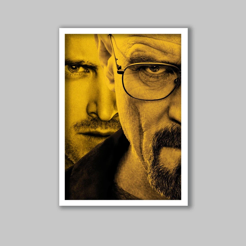 تابلو لیلیان طرح سریال بریکینگ بد کد LA-G10250 فریم سفید