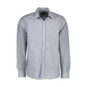 پیراهن آستین بلند مردانه پاتن جامه مدل نخی 102721010345278 