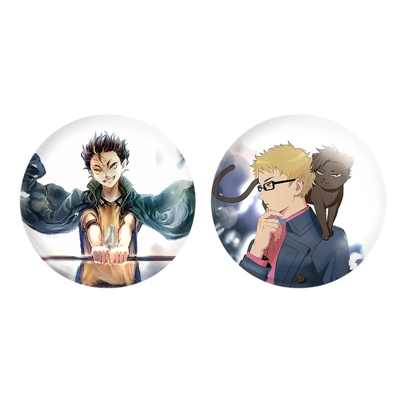 مگنت خندالو طرح نیشینویا یو و سوکیشیما کئی انیمه آبشار سرنوشت هایکیو کاگیاما کد 1121011207 مجموعه 2 عددی