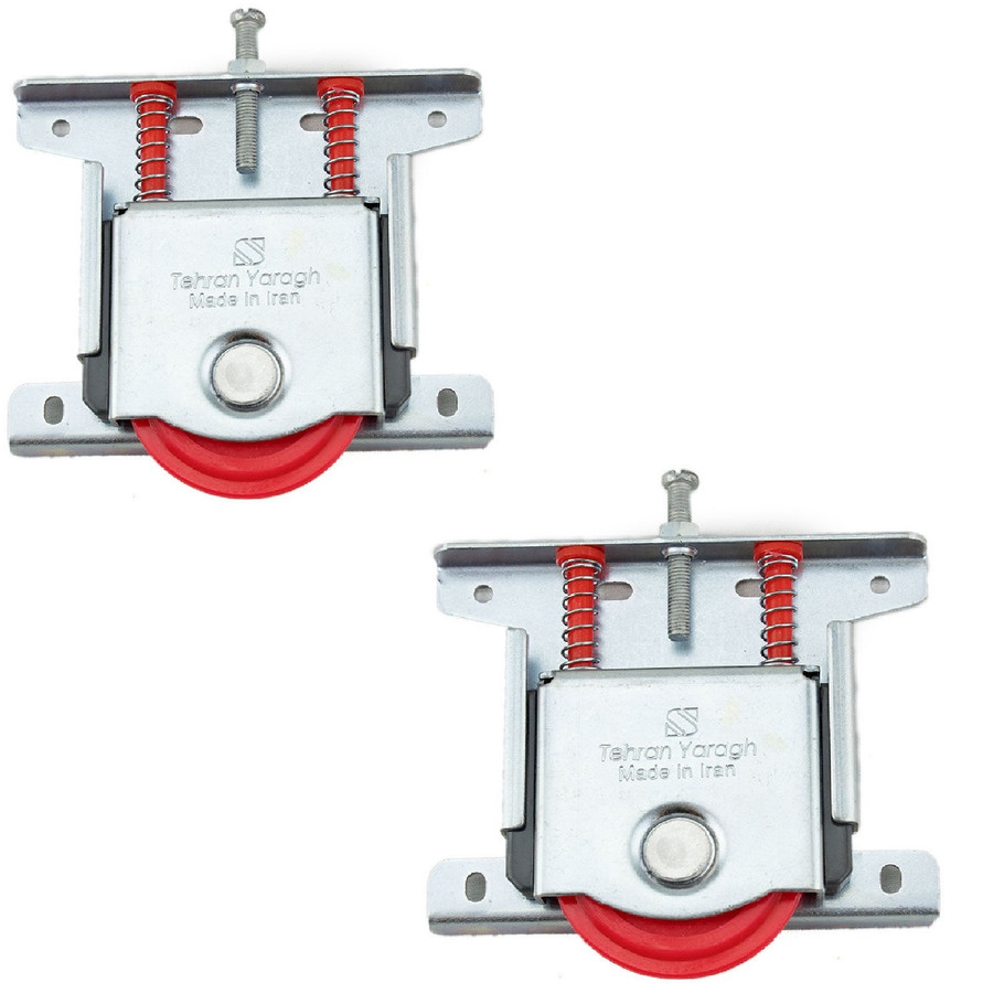 قرقره کمد تهران یراق مدل 80k بسته 2 عددی قرقره کمد تهران یراق مدل 80k بسته 2 عددی