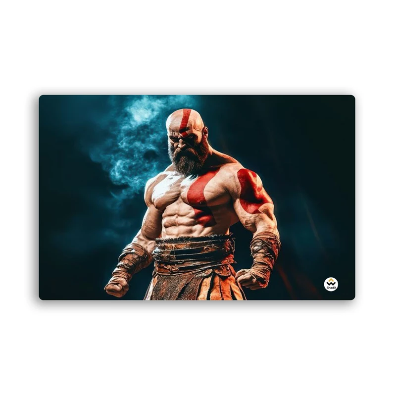 ماوس پد مخصوص بازی شادیت مدل خدای جنگ کد252 سایز 37*24 سانتی متر