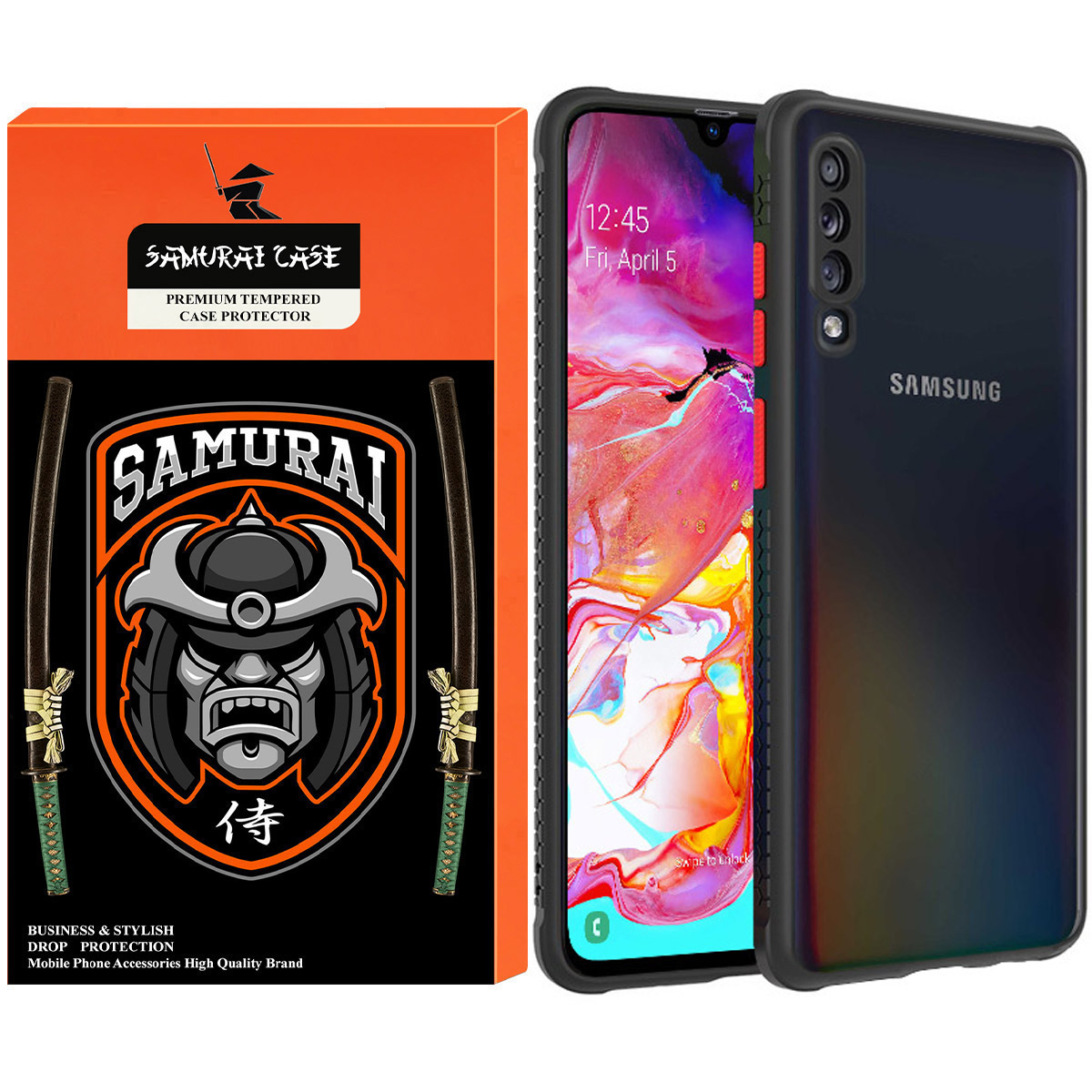 کاور سامورایی مدل Miqilin مناسب برای گوشی موبایل سامسونگ Galaxy A70 / A70S