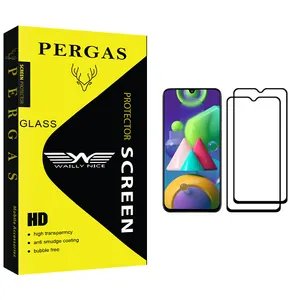 Waily Nice Pergas Glass Screen Protector For Samsung Galaxy M21 Pack Of 2