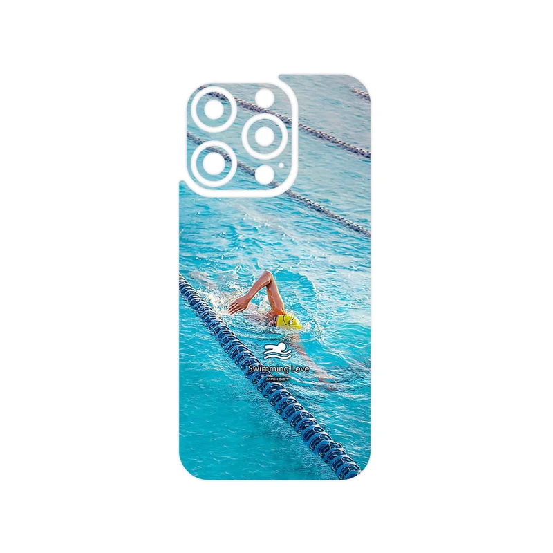 برچسب پوششی ماهوت مدل Swimming مناسب برای گوشی موبایل اپل iPhone 15 Pro