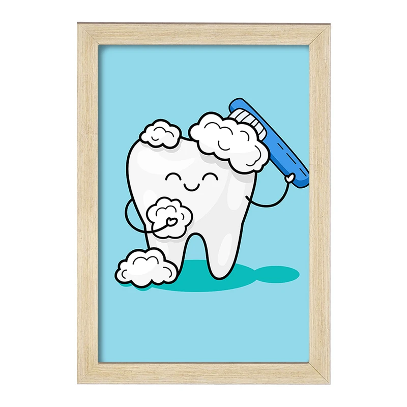 تابلو خندالو مدل دندان و دندان پزشکی کودکانه کد 36753