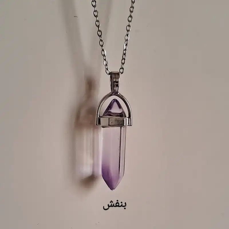 گردنبند زنانه مدل منشوری