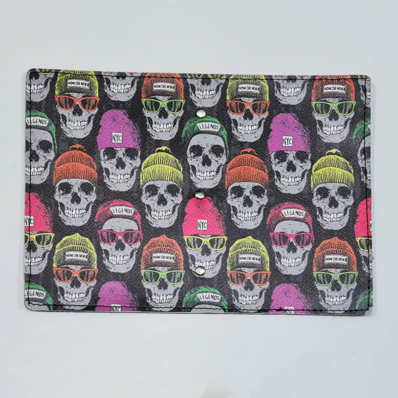 کیف مدارک طرح جمجمه اسکلت مدل DBA200102