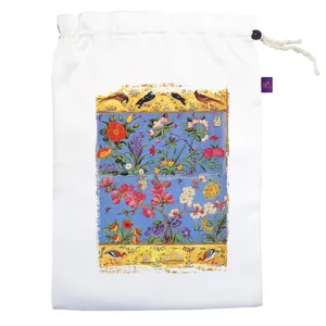 کیسه نان و سبزی ترمه طراحان ایده مدل گل و مرغ مینیاتوری کد trm525 L