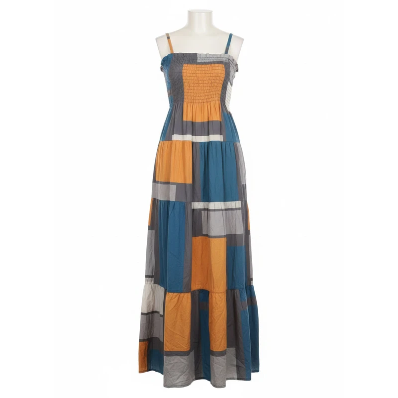 پیراهن یقه گرد زنانه مدل rectangle