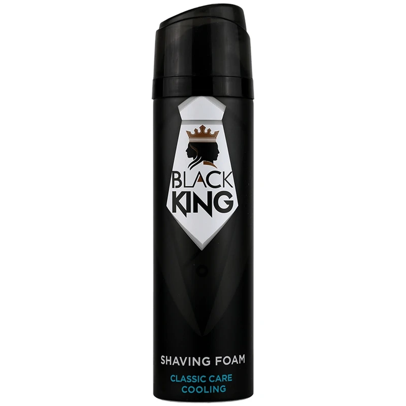 فوم اصلاح خنک کننده صورت بلک کینگ مدل CLASSIC CARE COOLING حجم 200 میلی لیتر