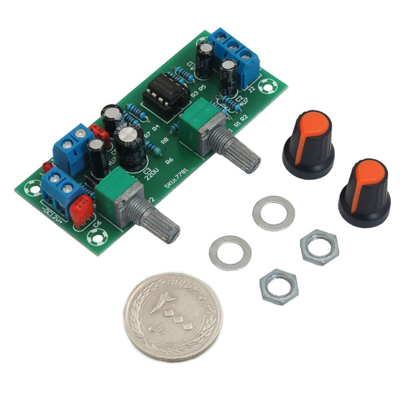 ماژول فیلتر ساب ووفر مدل low pass کد 12 dc ماژول فیلتر ساب ووفر مدل low pass کد 12 dc