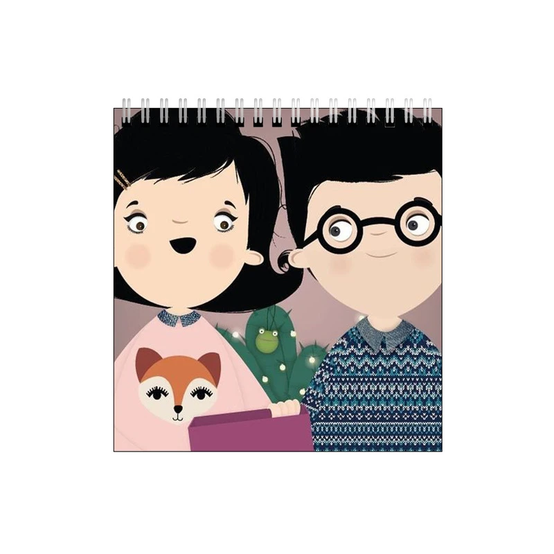 دفتر طراحی طرح زوج و روباه کد 7183809