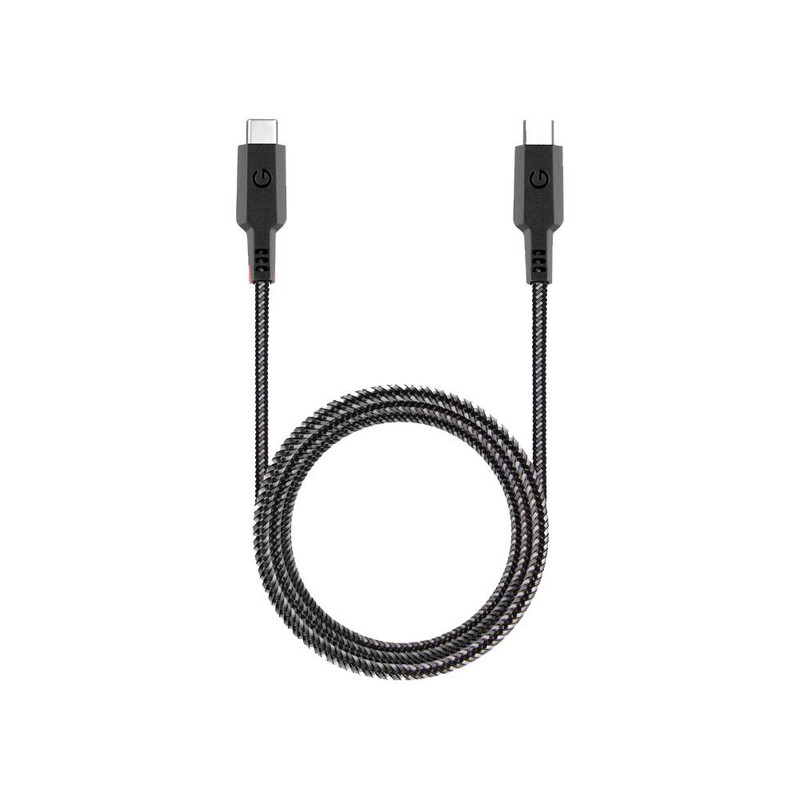 کابل تبدیل USB-C به microUSB انرجیا مدل Nylotough طول 1/5 متر