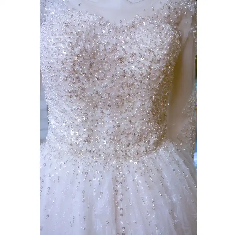 پیراهن زنانه مدل عروس تمام شاین