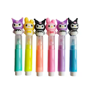 ماژیک علامت گذار مدل فانتزی طرح کرومی بسته 6 عددی