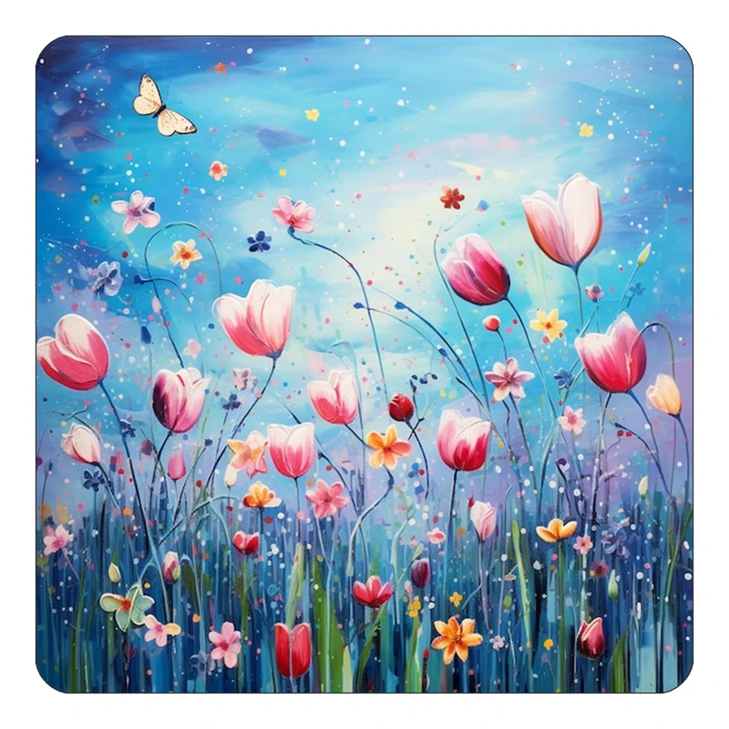 مگنت کاکتی طرح نقاشی رنگ روغن مدل mp71345