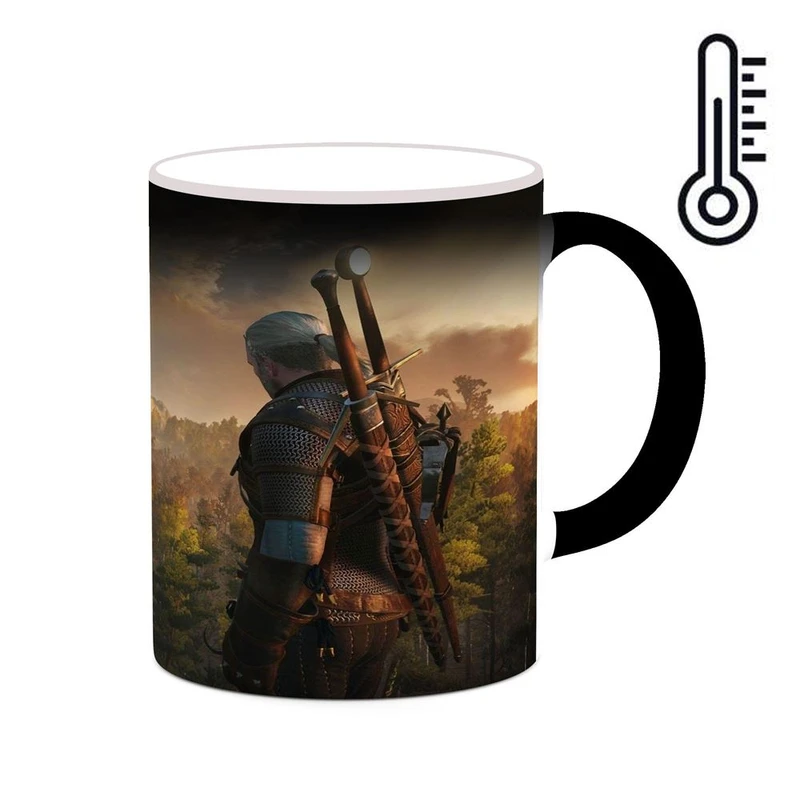 ماگ حرارتی کاکتی مدل بازی ویچر The Witcher 3 Wild Hunt کد mgh31165