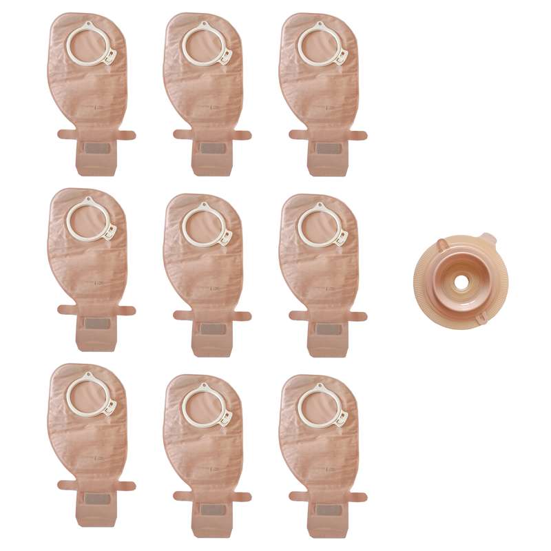 کیسه استومی کلوپلاست مدل 13986بسته 9 عددی به همراه چسب کلوپلاست مدل s22