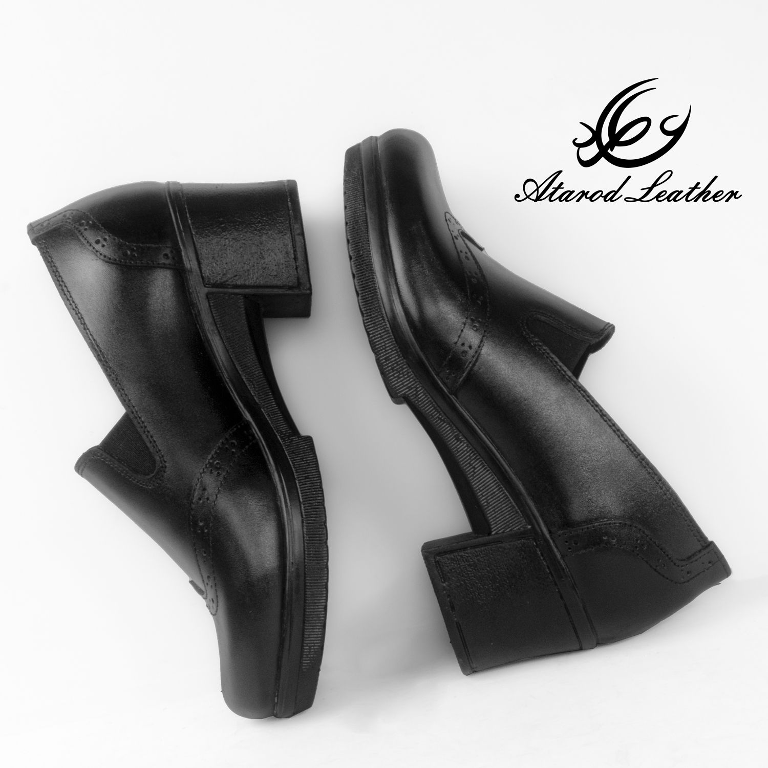 کفش زنانه چرم عطارد مدل چرم طبیعی کد SH380 -  - 3