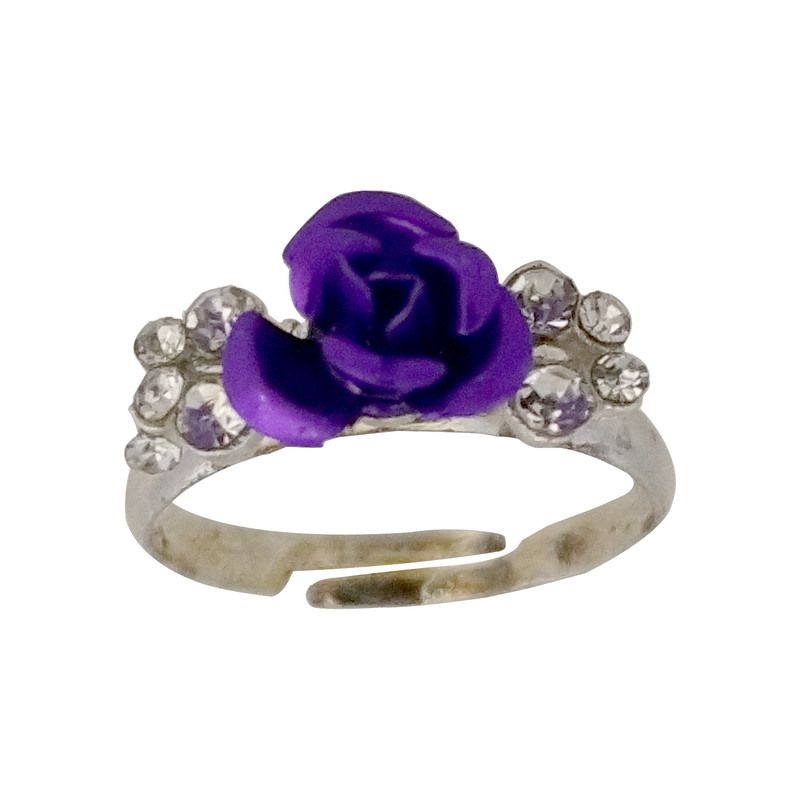 انگشتر دخترانه سلین کالا طرح گل رز مدل ce-ando15