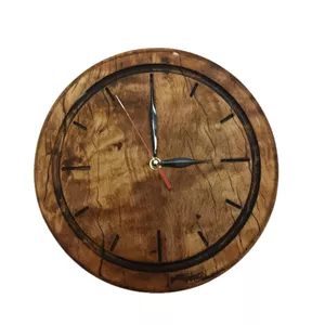 ساعت دیواری چوبی مدل d1