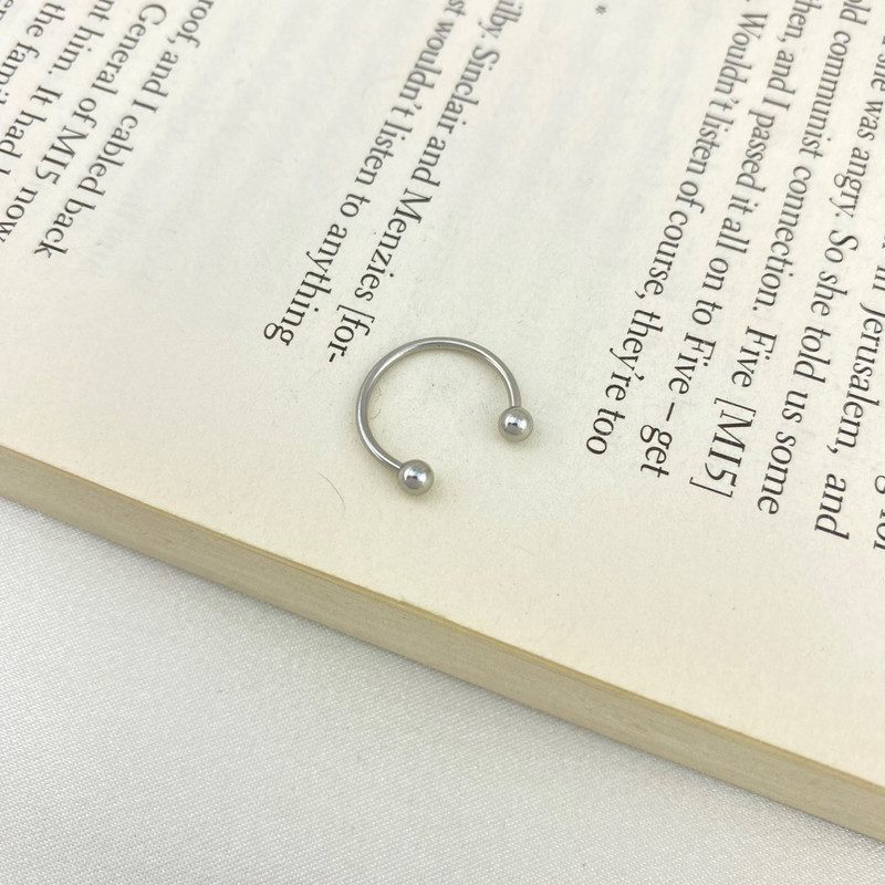 پیرسینگ زنانه مدل اسمایل کد P4362 پیرسینگ زنانه مدل اسمایل کد P4362