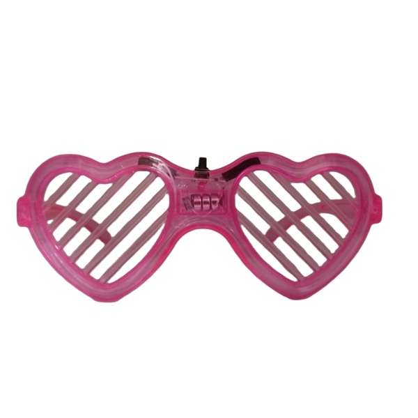 عینک زنانه مدل قلب LED کد 699