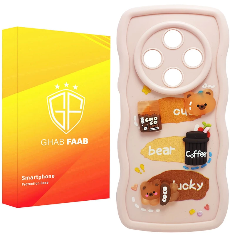 کاور قاب فاب مدل سیلیکونی فانتزی طرح دخترانه مناسب برای گوشی موبایل شیائومی Redmi 14C / A4 / Poco C75