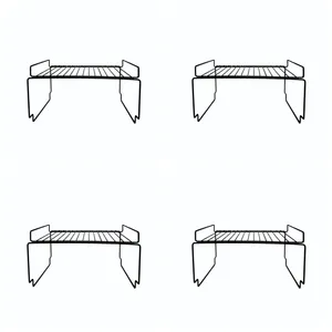 نظم دهنده کابینت مدل راف طبقه ای بسته 4 عددی
