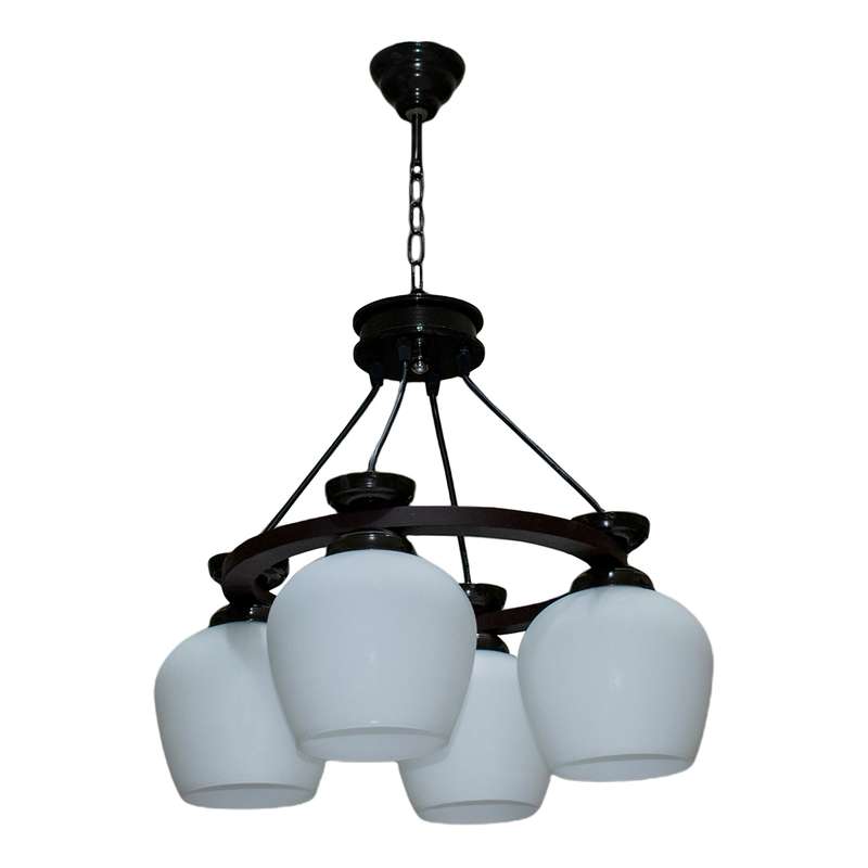 لوستر چهار شعله چشمه نور کد G681/4-BR
