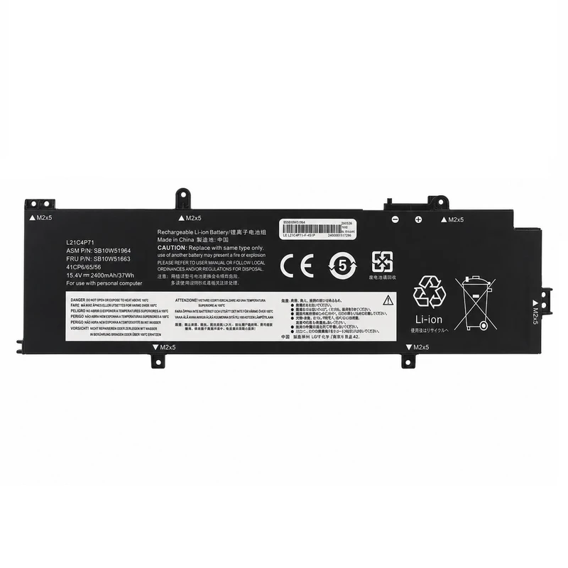 باتری لپ‌تاپ 4 سلولی دابل ام مدل L21C4P71 مناسب برای لپ تاپ  ThinkPad T14 Gen 3		