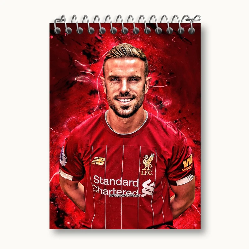 دفتر یادداشت 50 برگ خندالو مدل جردن هندرسون Jordan Henderson کد 28912