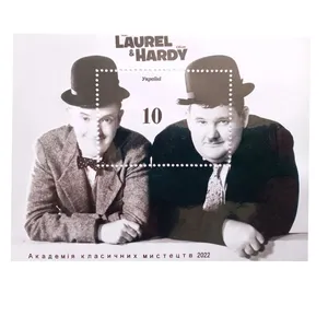 تمبر یادگاری مدل لورل و هاردی