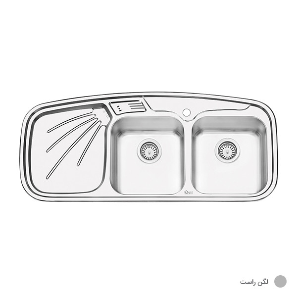 سینک ظرفشویی ایلیا استیل مدل 4013 توکار