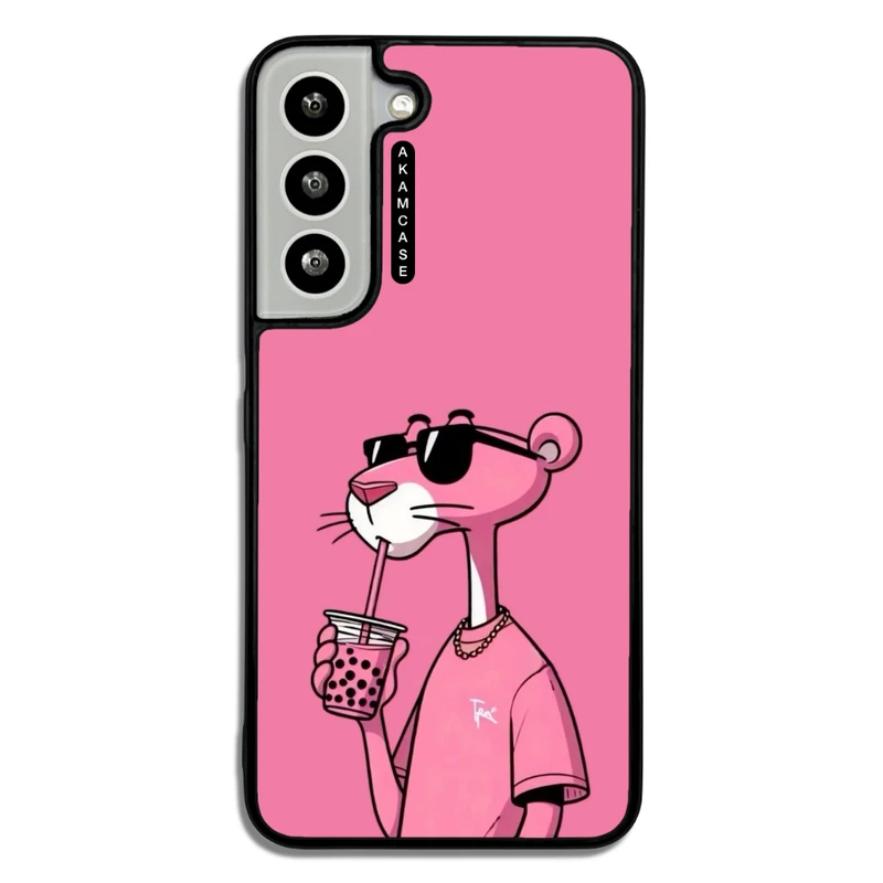 کاور آکام مدل AMC-WSGS22-PINK PANTHER12 مناسب برای گوشی موبایل سامسونگ Galaxy S22