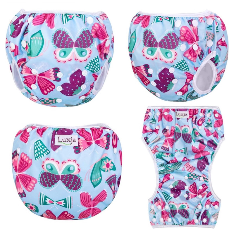 شورت آموزشی کودک لوکسجا طرح پروانه و فلامینگو بسته 2 عددی