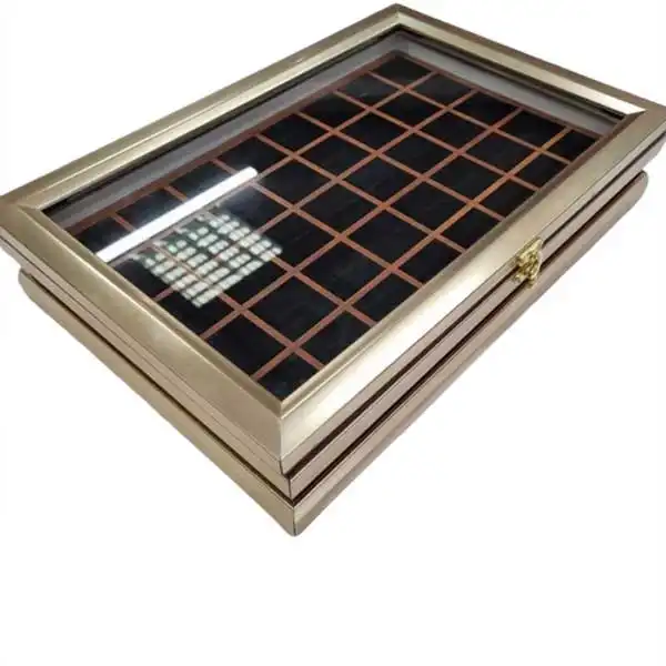 جعبه انگشتر مدل چوبی قفل دار