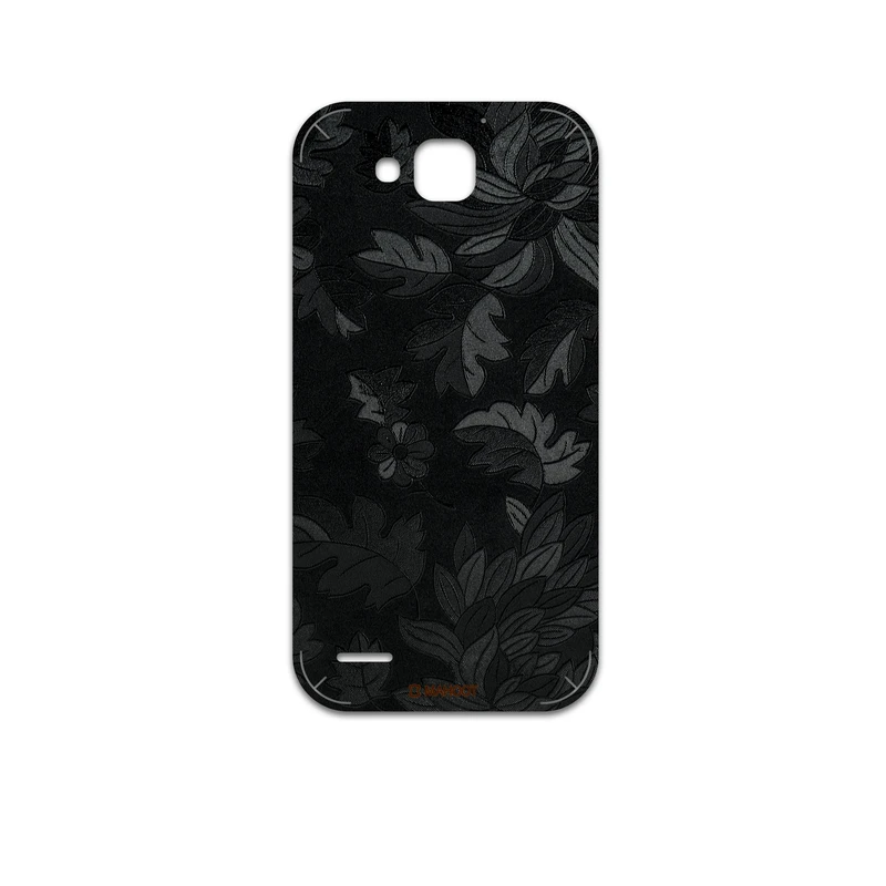 برچسب پوششی ماهوت مدل Black-Wildflower مناسب برای گوشی موبایل آنر 3X G750