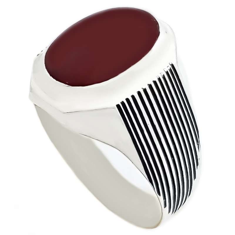 انگشتر نقره مردانه مدل VA3295 انگشتر نقره مردانه مدل VA3295