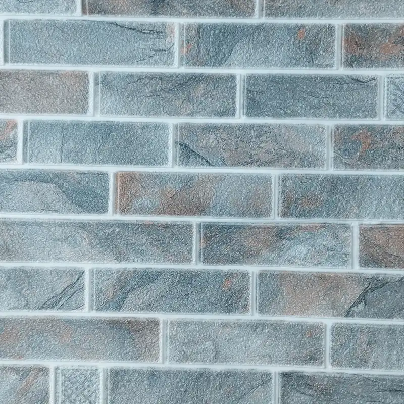 دیوارپوش فومی طرح آجری مدل پشت زرورقی کد 089 بسته دو عددی