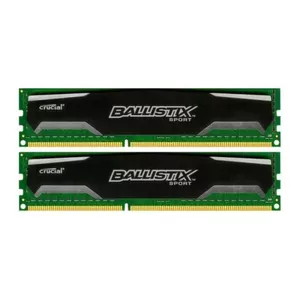 رم دسکتاپ DDR3 دو کاناله 1600 مگاهرتز CL9 کروشیال مدل BALLISTIX SPORT ظرفیت 8 گیگابایت