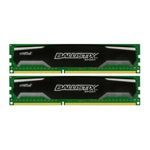 رم دسکتاپ DDR3 دو کاناله 1600 مگاهرتز CL9 کروشیال مدل BALLISTIX SPORT ظرفیت 8 گیگابایت