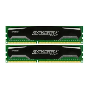 رم دسکتاپ DDR3 دو کاناله 1600 مگاهرتز CL9 کروشیال مدل BALLISTIX SPORT ظرفیت 8 گیگابایت