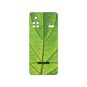 MAHOOT Leaf-Texture Cover Sticker for Xiaomi Poco X4 Pro 5G