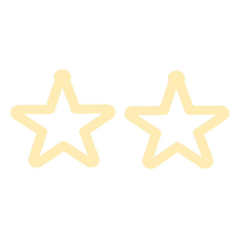 گوشواره طلا 18 عیار زنانه کرابو طرح ستاره مدل Kr5172