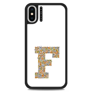 AKAM AMC-WAX-ALPHADOODLEBET-6 Cover For Apple iPhone X/Xs